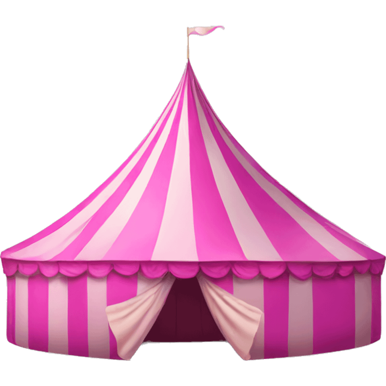 pink carnival tent emoji