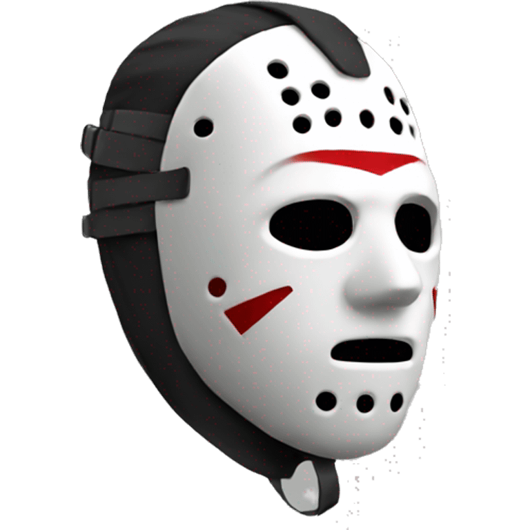 Jason mask left side view  emoji