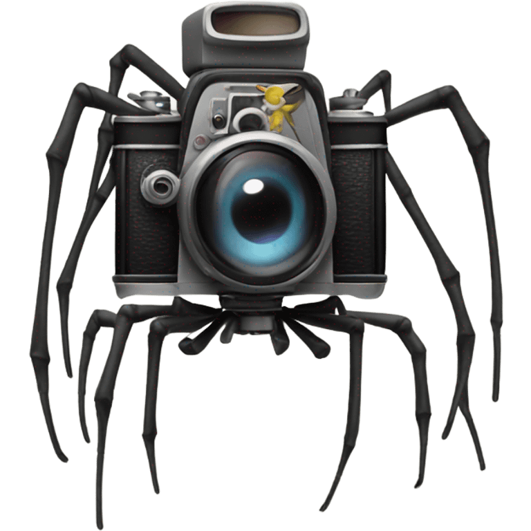 Spider with a movie camera emoji