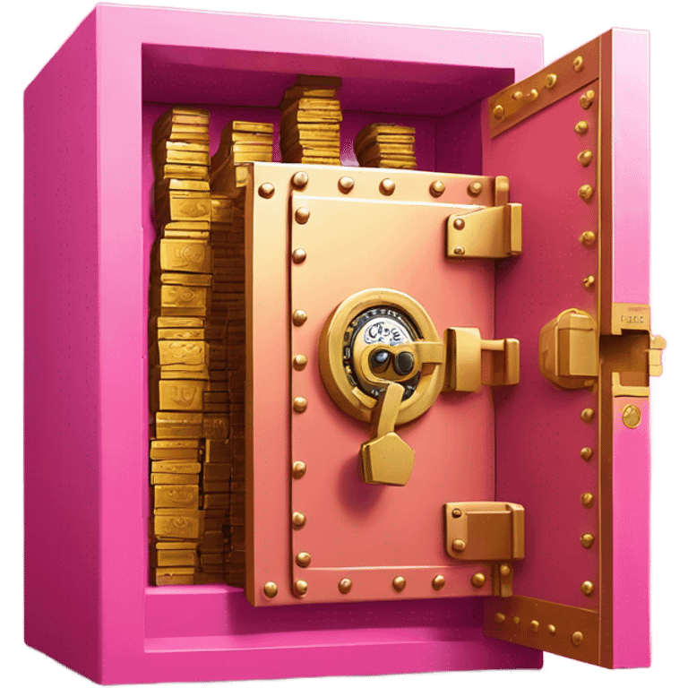 Pink Bank Vault emoji