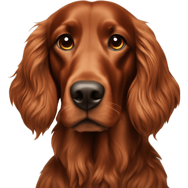 Irish setter dog  emoji