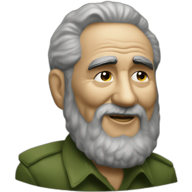 Fidel Castro with IPhone  emoji