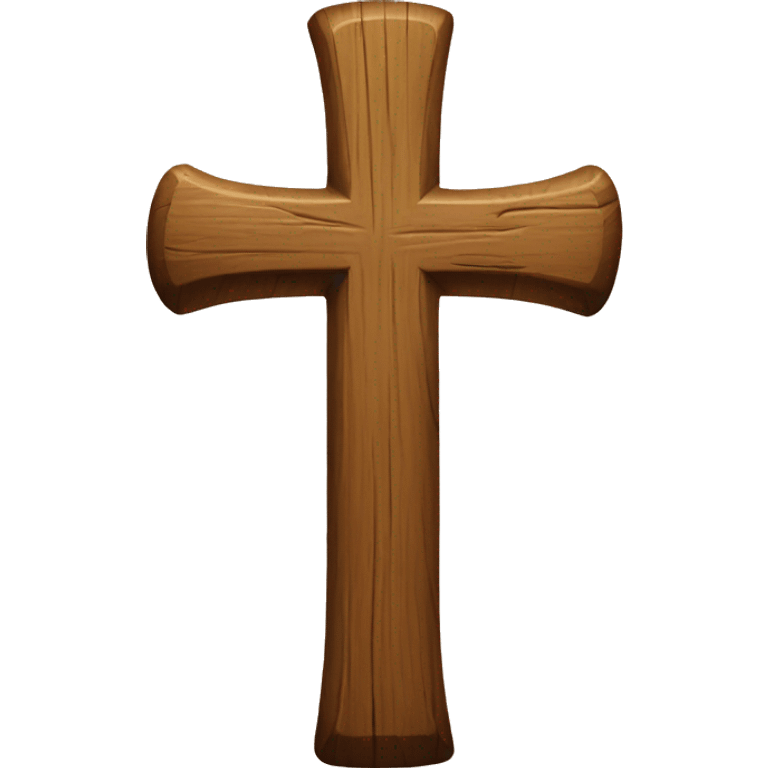 Wooden cross emoji