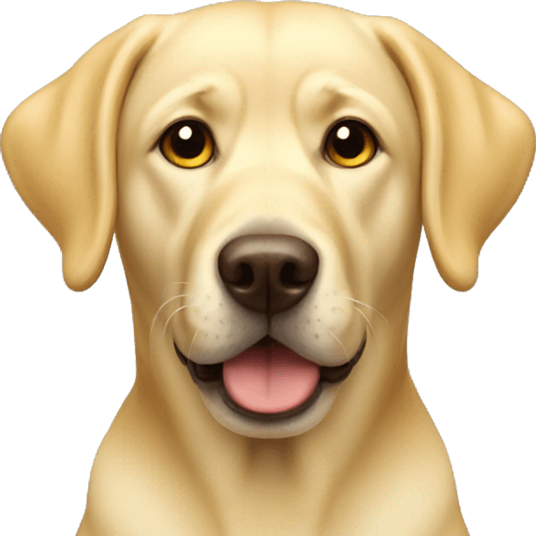 Yellow lab dog  emoji