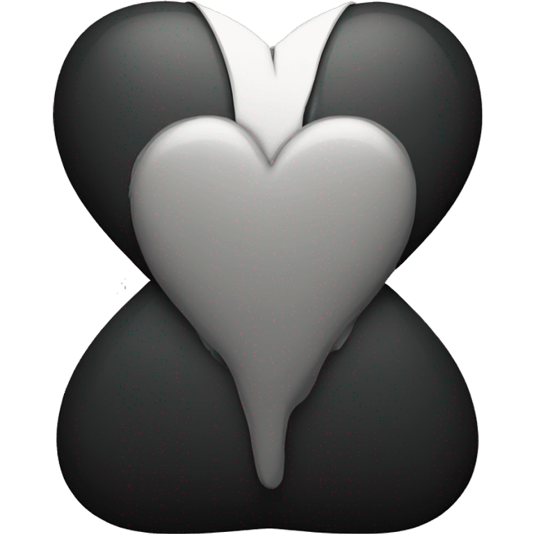 Black heart with letter z emoji