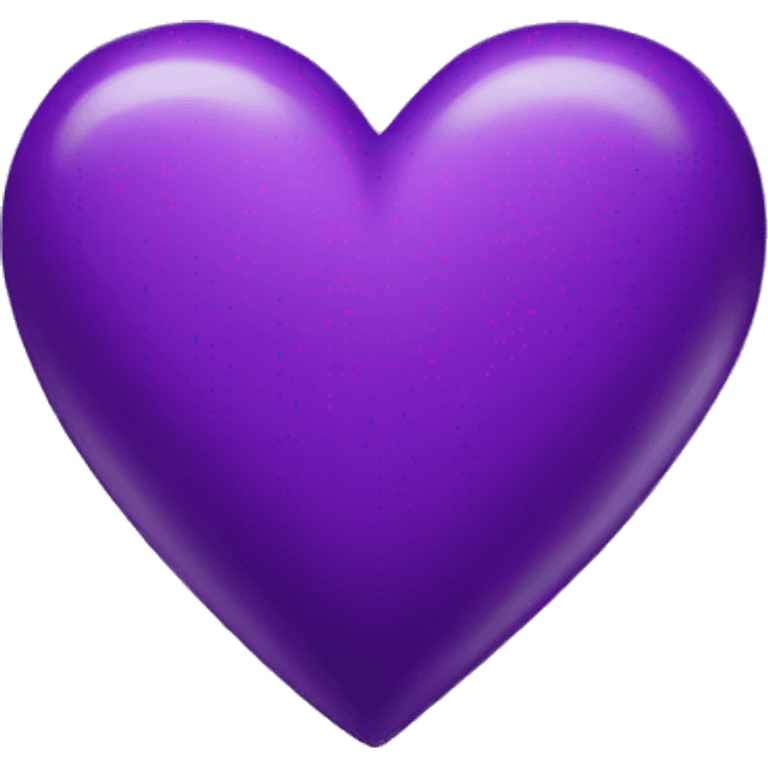 Purple heart emoji