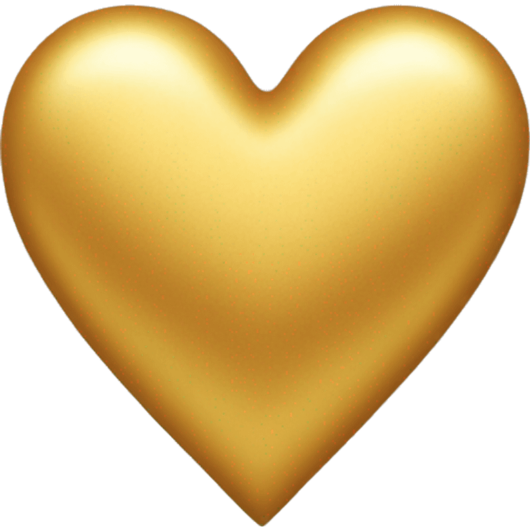 golden color heart emoji