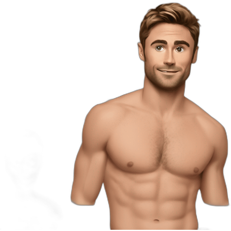 Zack Efron in brief emoji