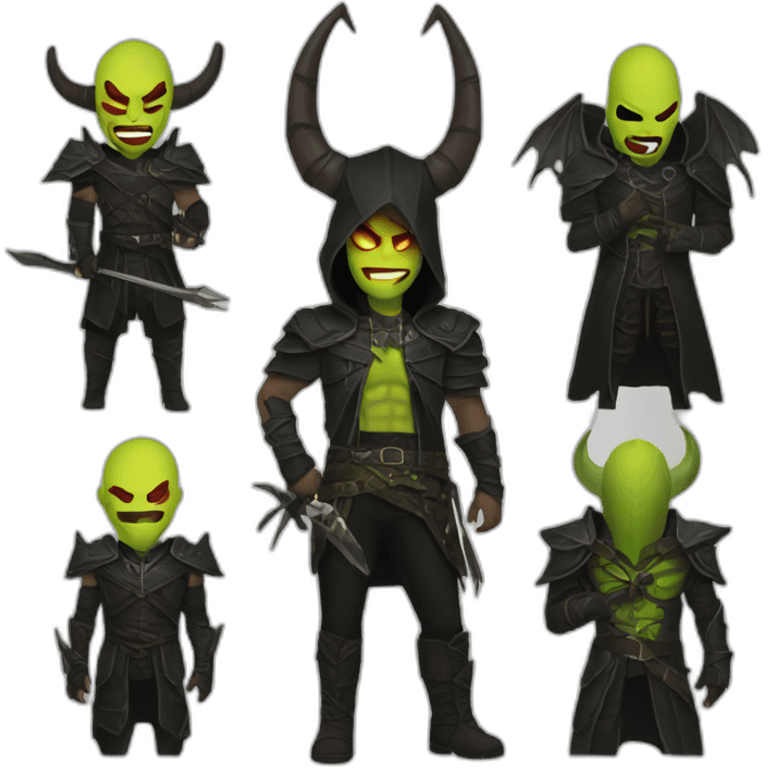 Demon hunter band emoji