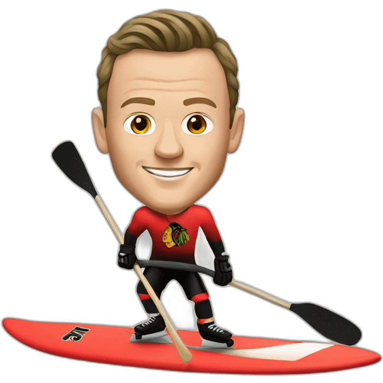 Jonathan Toews as surfer emoji