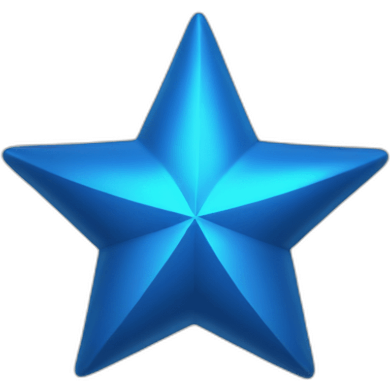 Two blue stars on a crown emoji