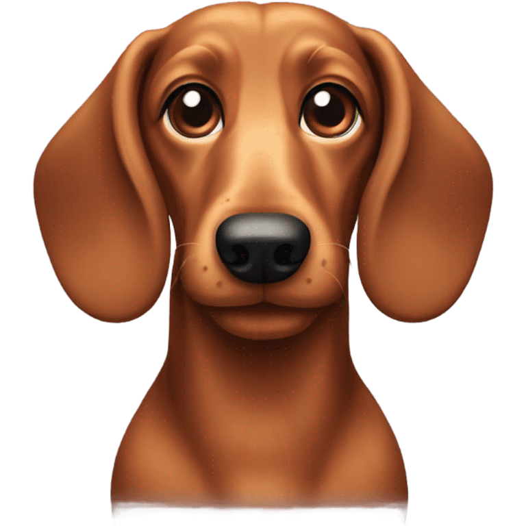 dachshund with a beard  emoji