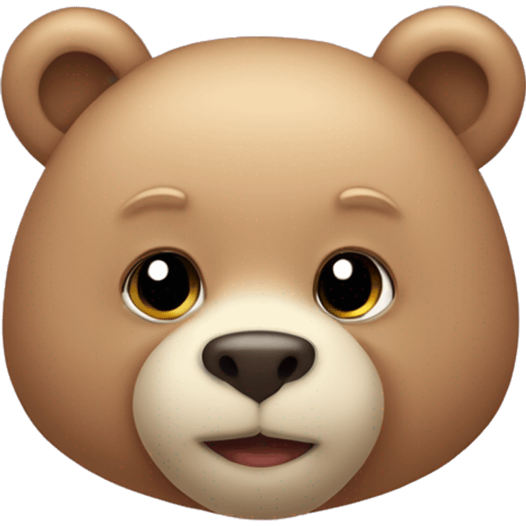 Oso enamorado coquet emoji