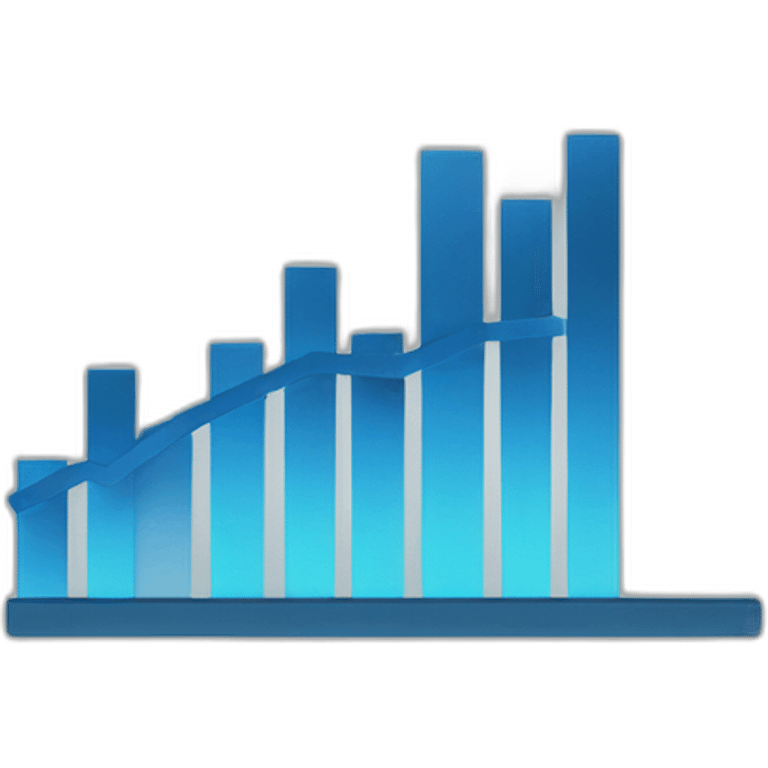 blue-bar-graph-data-insights emoji