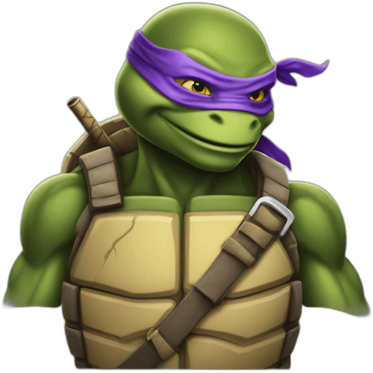 teenage mutant ninja turtles donatello emoji