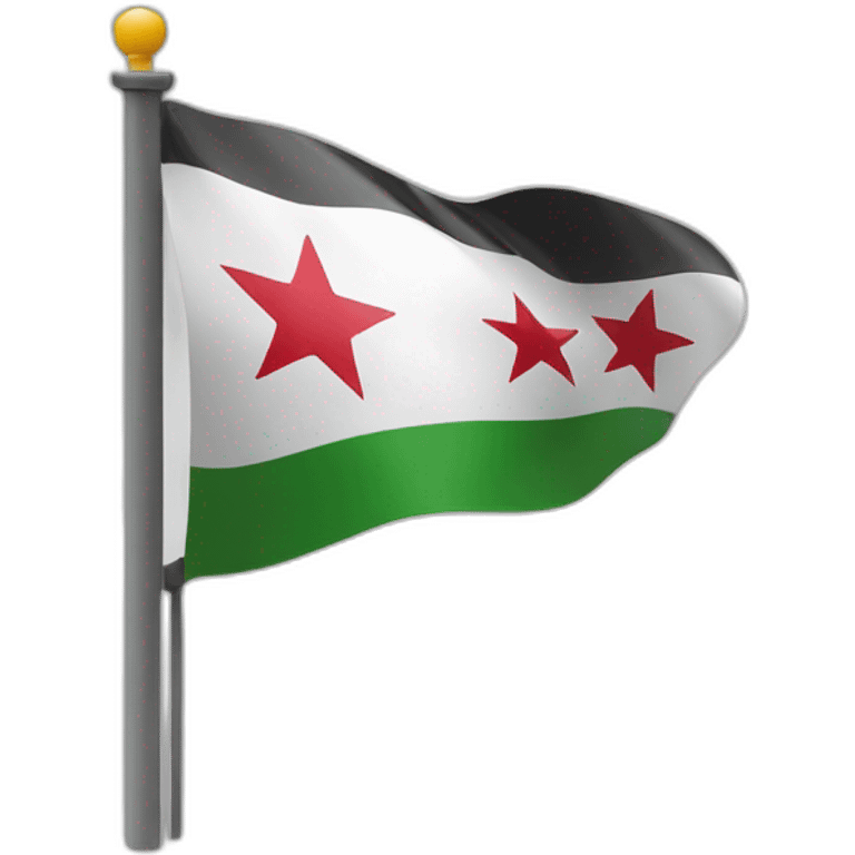 Flag of Free Syria emoji