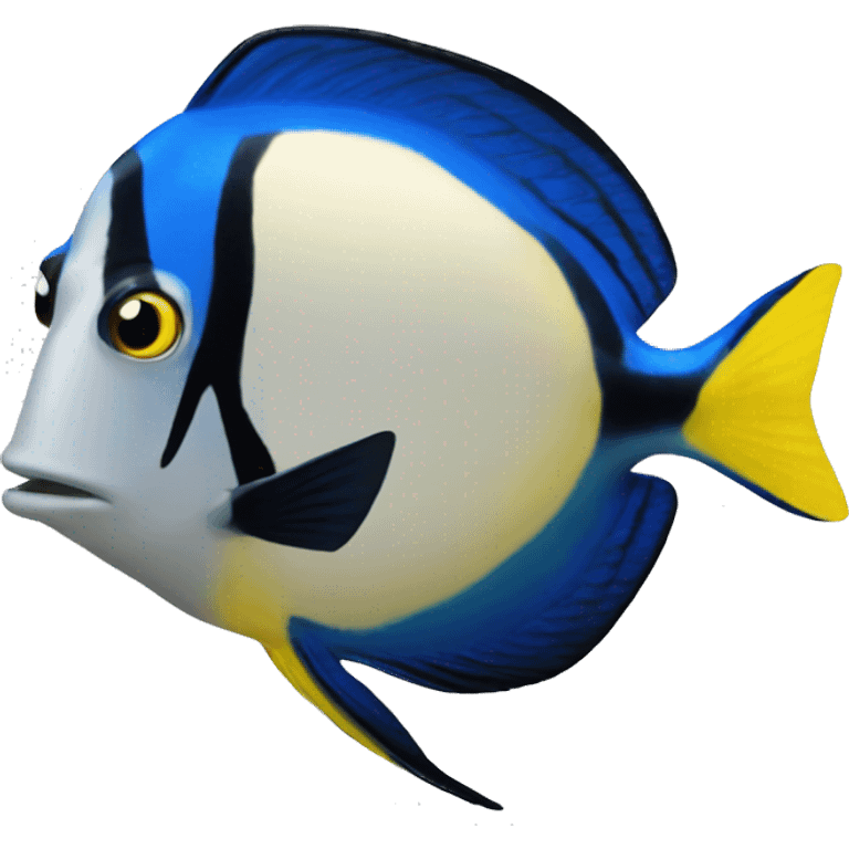 a marine fish named Blue Tang Fish emoji