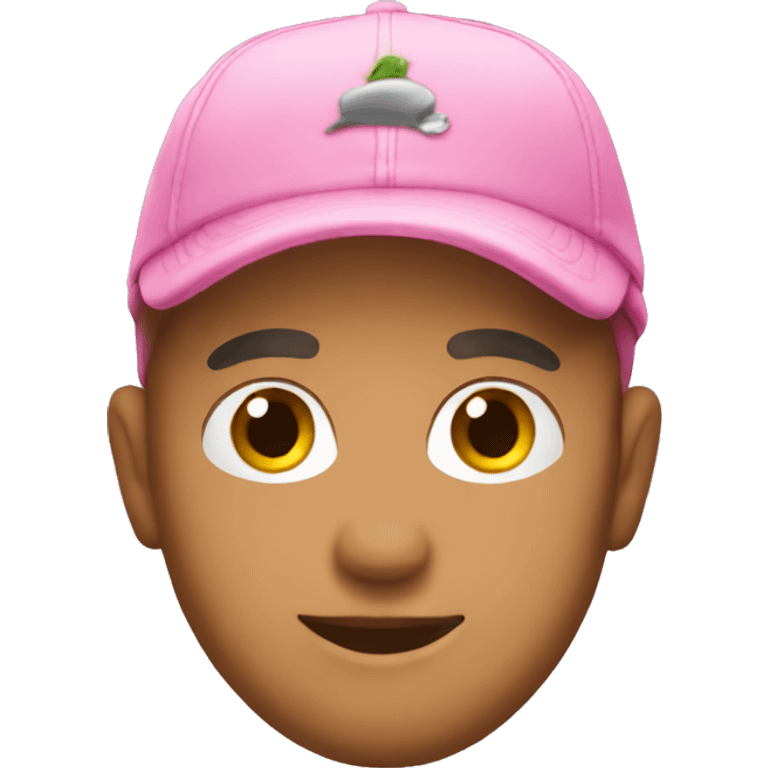 Pink cap emoji