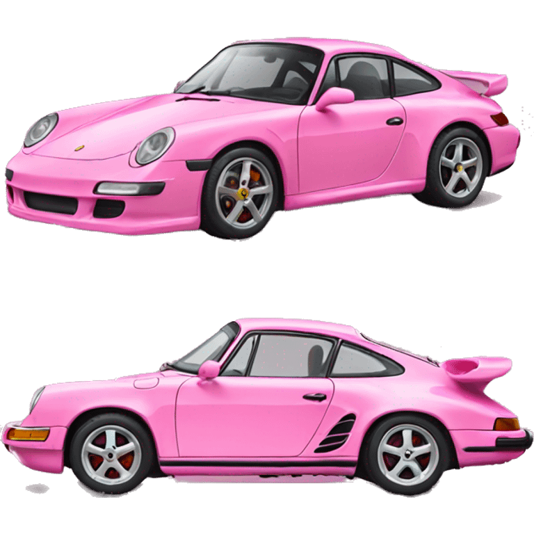 pink porsche emoji