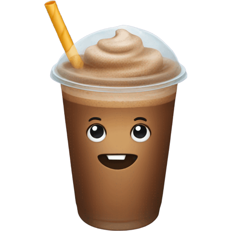 Iced coffee emoji