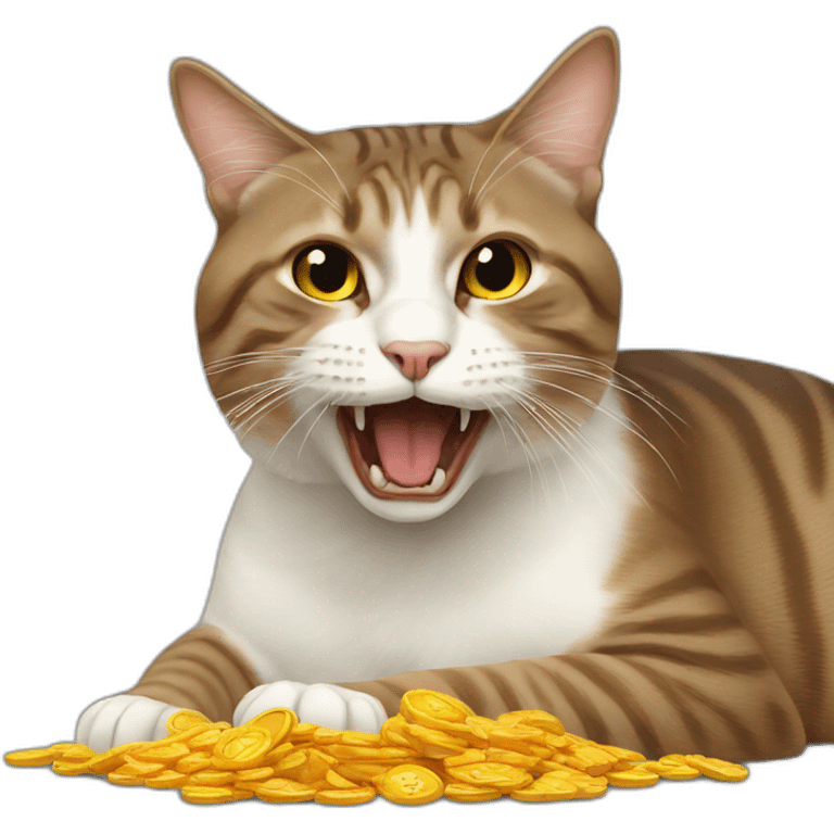 cat-eating-bitcoin emoji