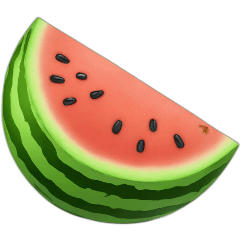 Watermelon with a fruit bowl  emoji