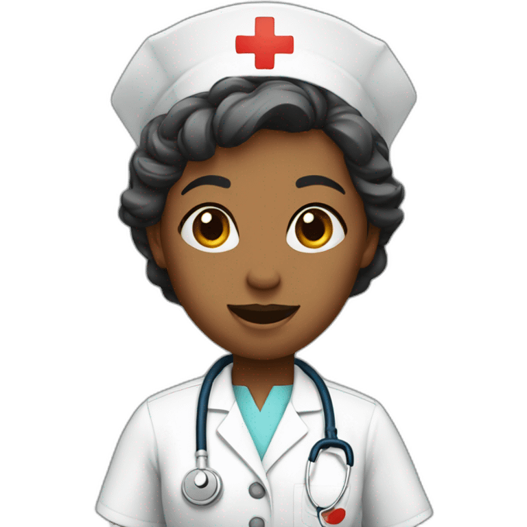 Nurse crazy emoji