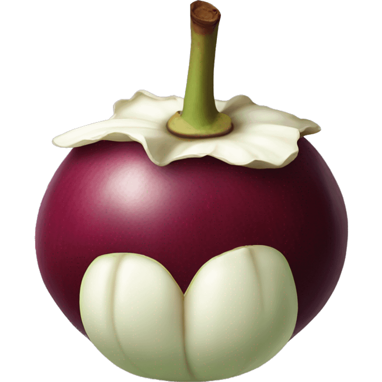 mangosteen  emoji