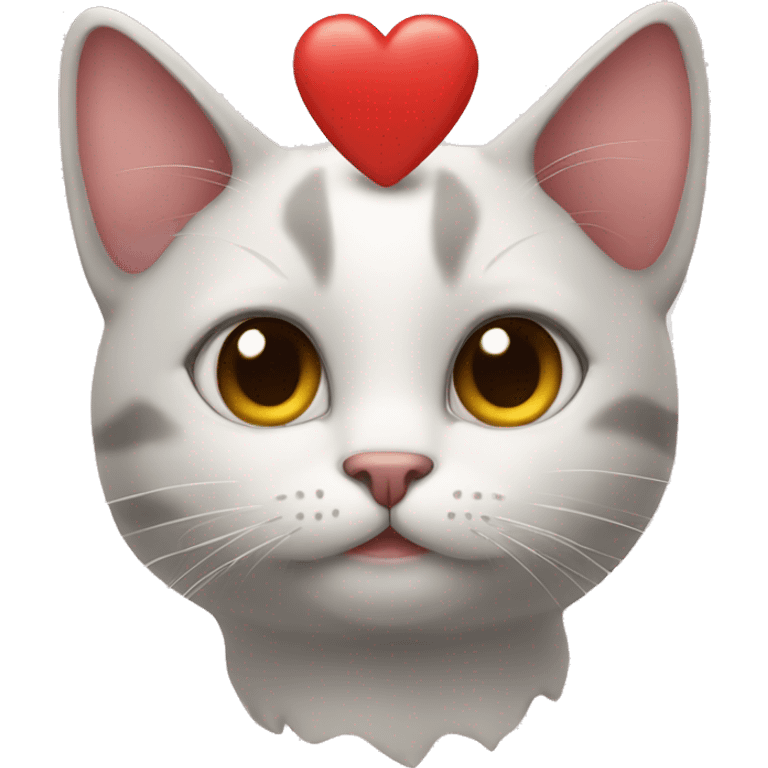 Cat with heart  emoji