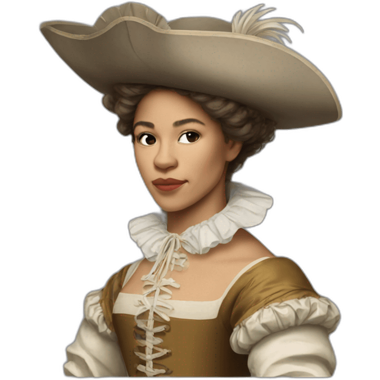 Zendaya in 17th century, france emoji