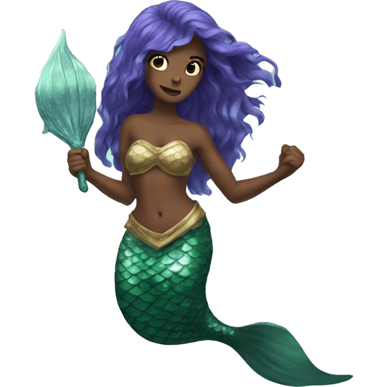 mermaid who fights like h emoji