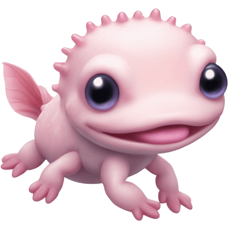 axolotl kawaii emoji