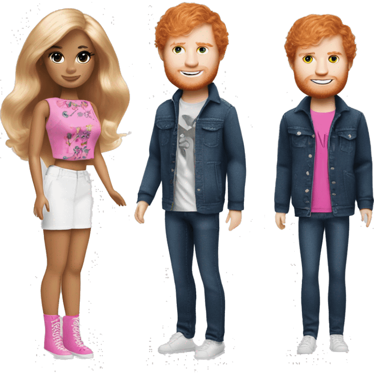 ed sheeran as barbie emoji