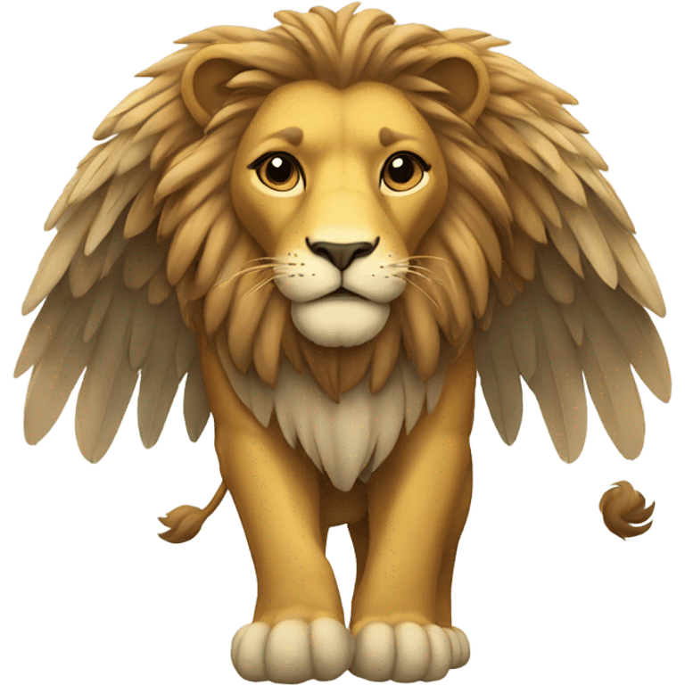 A lion with wings emoji