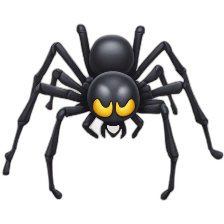 Araignée sur squelette emoji