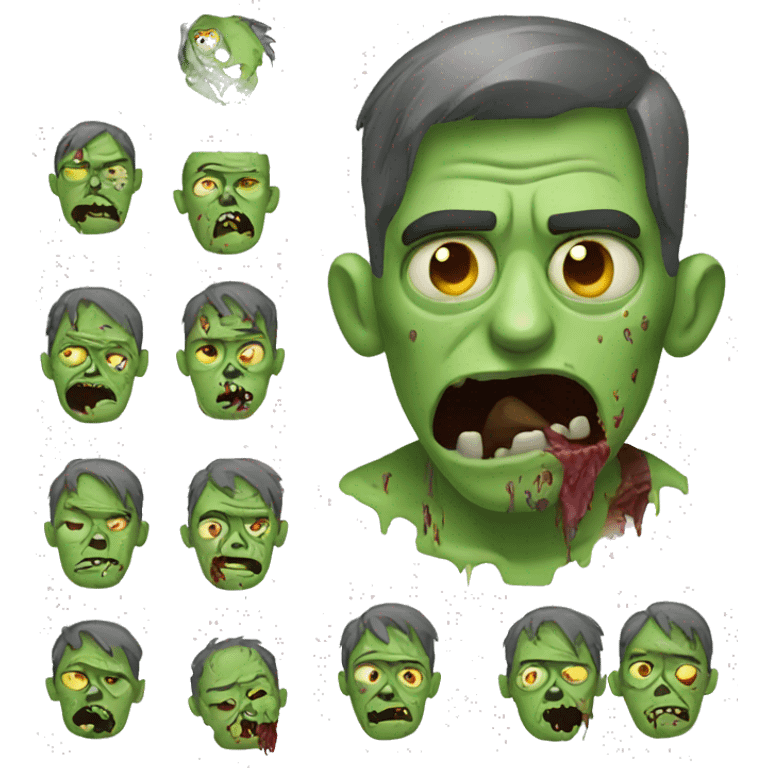 tired zombie designer emoji