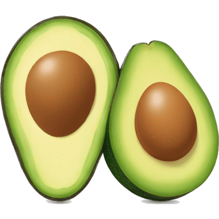 Egg and avocado emoji