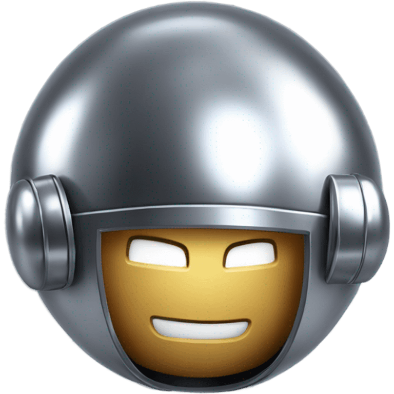 Metal bomberman ball emoji