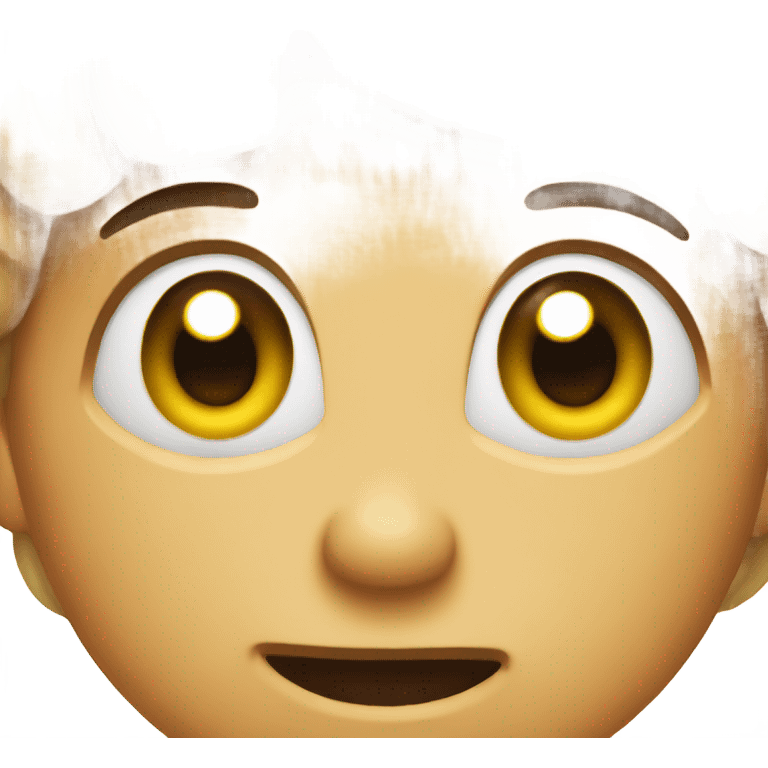 Unstable face expression on a emoji. It looks crazy emoji