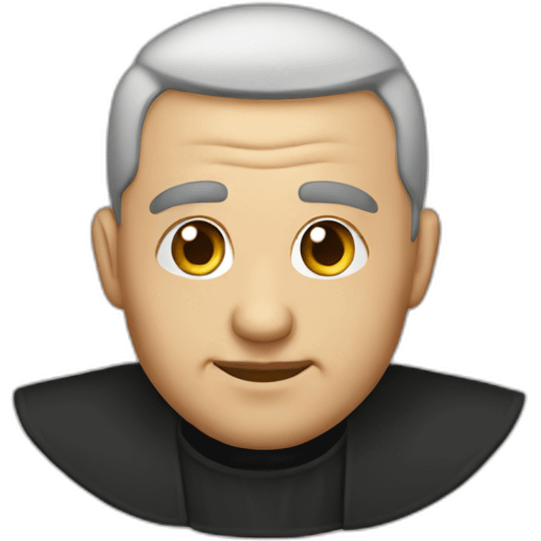 Priest doing the people’s eyebrow emoji