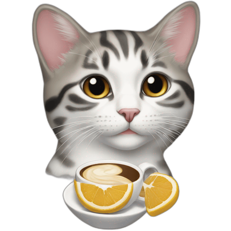 Dior コーヒー 猫 emoji