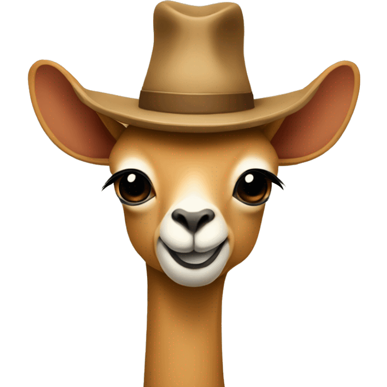 vicuna wearing hat with the letter G emoji