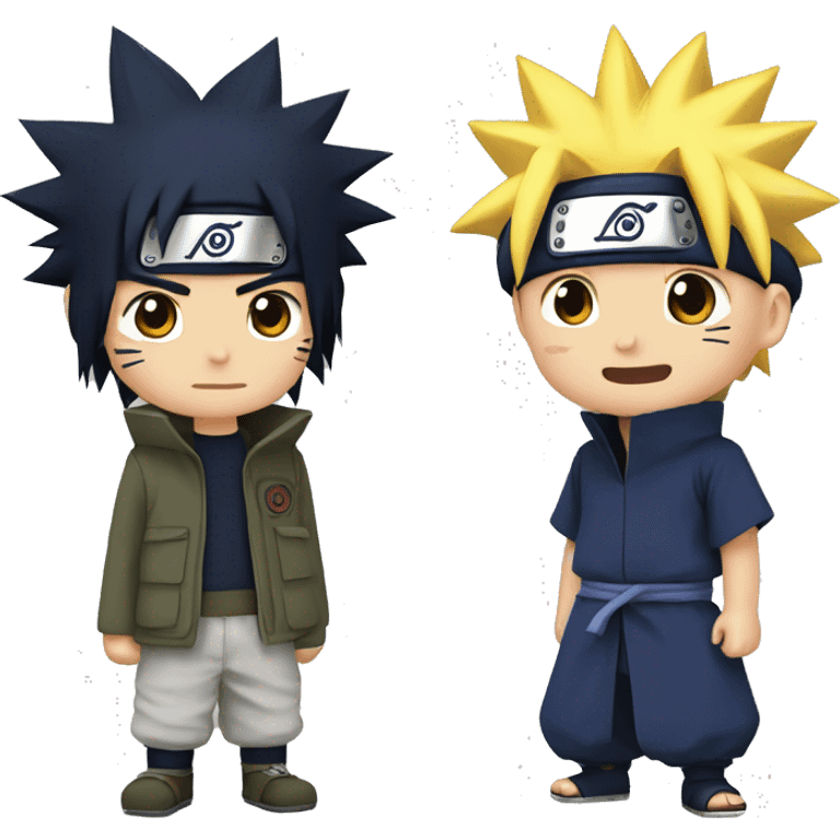 Naruto and sasuke emoji