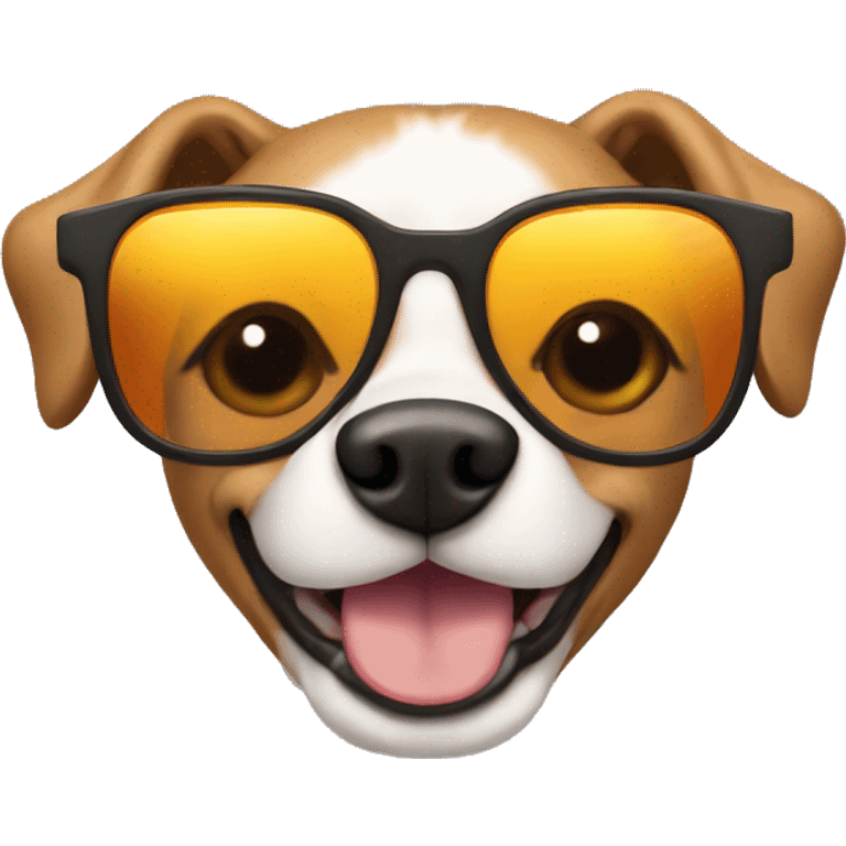 Dog with Sunclasses emoji