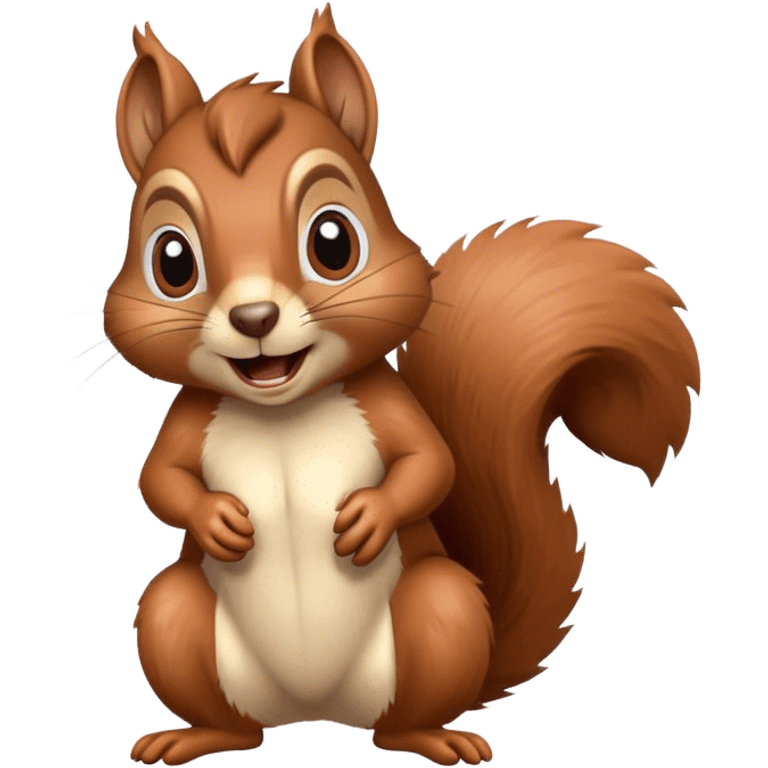 frantic squirrel emoji