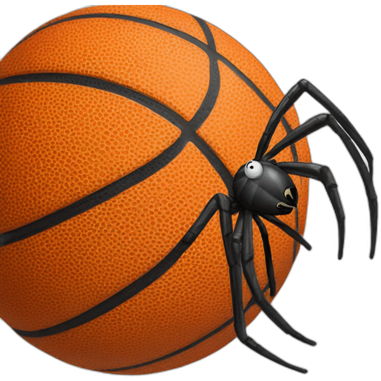 spider basketball emoji