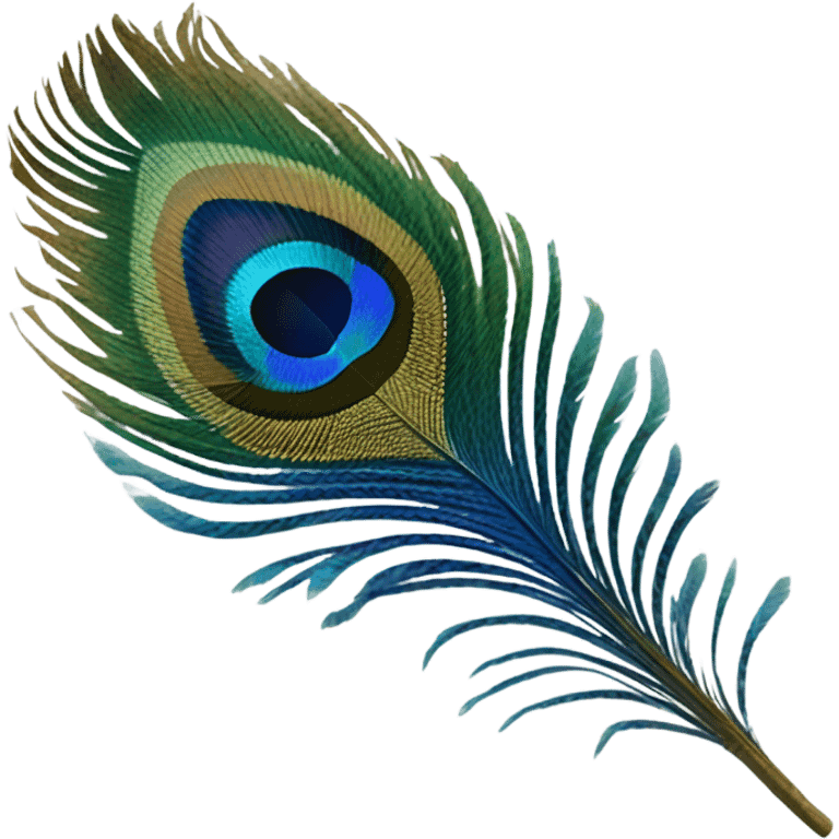 peacock feather emoji