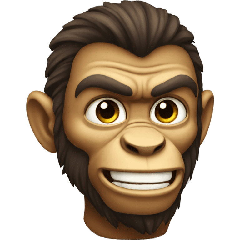 Super strong alpha monkey emoji