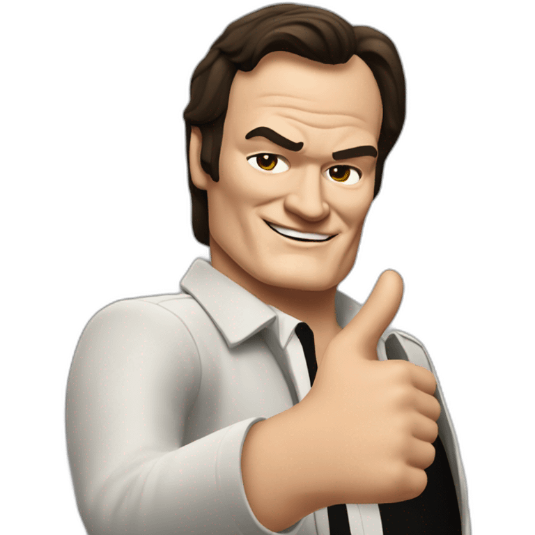 Quentin Tarantino thumbs up emoji