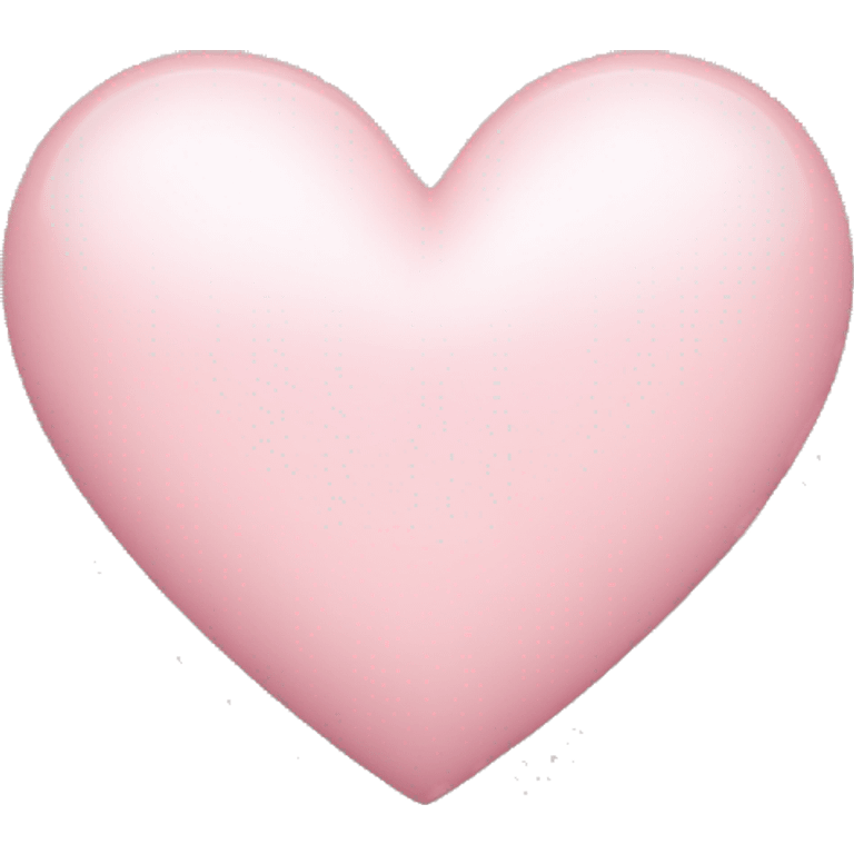 Light pink heart emoji